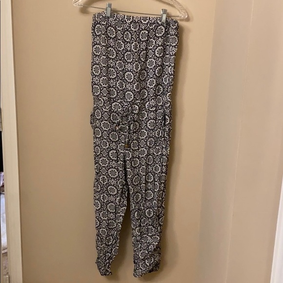 American Rag Strapless Black White Romper - Picture 1 of 8